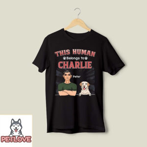 Belongs To Pet – Personalized Custom Unisex T-Shirt