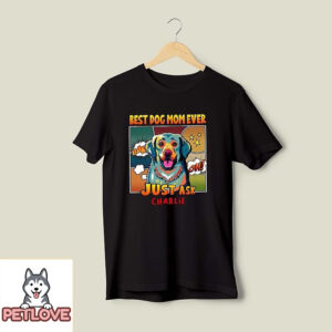 Best Dog Momdad Popart – Personalized Custom Unisex T-Shirt