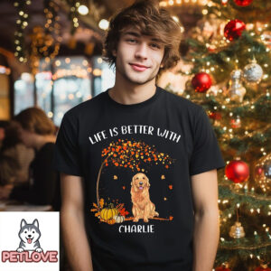 Better With Dog 2 – Personalized Custom Unisex T-Shirt