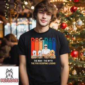 Dog Dad Man – Personalized Custom Unisex T-Shirt