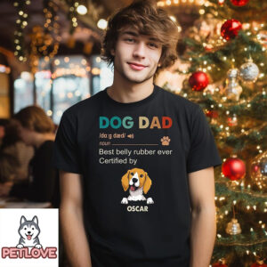 Dog Dad – Personalized Custom Unisex T-Shirt