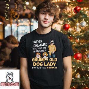 Dog Lady – Personalized Custom Unisex T-Shirt