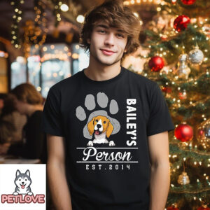 Dog Person Est – Personalized Custom Unisex T-Shirt
