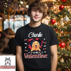 Dog Valentine 2 – Personalized Custom Unisex T-Shirt