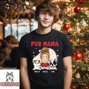 Fur Mama – Personalized Custom Unisex T-Shirt