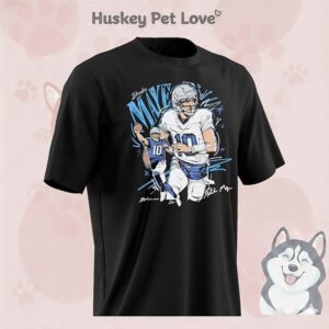 Drake Maye New England Patriots Scribble Signature Vintage T-Shirt