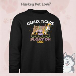 Geaux Tigers Mardi Gras Mike Float On Lsu Tigers T-Shirt