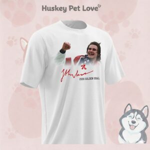 Jack Hughes Golden Goal 2026 USA Hockey Signature T-Shirt