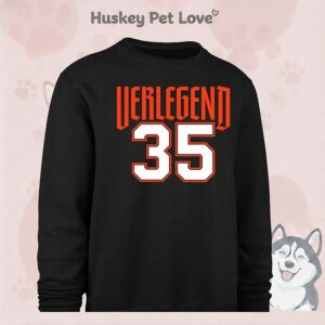 Justin Verlander Detroit Tigers Verlegend Number 35 T-Shirt