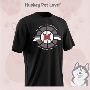 Miami Redhawks Basketball Classic Circle Logo T-Shirt