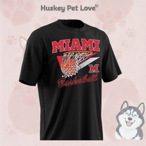 Miami Redhawks Basketball Retro Swish T-Shirt
