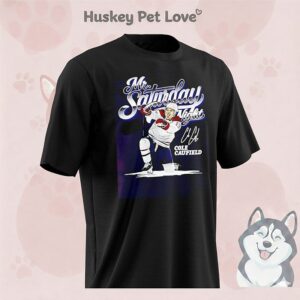Mr. Saturday Night Cole Caufield Montreal Canadiens Signature T-Shirt