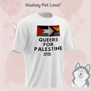 Queers For Palestine Lgbt Flag T-Shirt