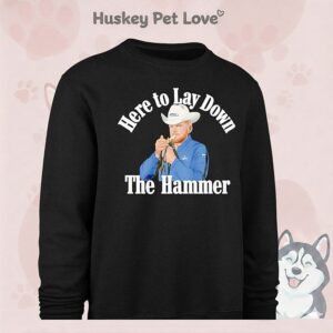 Sam Darnold Here To Lay Down The Hammer Graphic T-Shirt-Copy