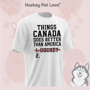 Thing Canada Does Better Than America Hockey Text T-Shirt