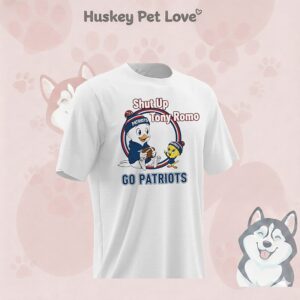Tweety Bird Shut Up Tony Romo Go Patriots T-Shirt