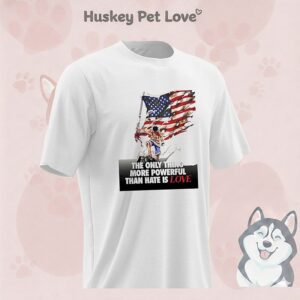 USA Luffy The Only Thing More Powerful Than Hate Is Love T-Shirt