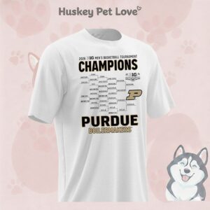 2026 Big Ten Men’s Basketball Tournament Champions Purdue Boilermakers Bracket T-Shirt