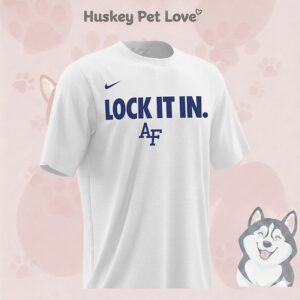 Air Force Falcons Lock It In 2026 On-Court Bench T-Shirt