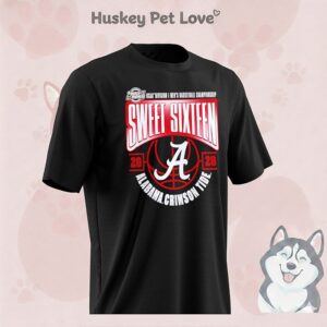 Alabama Crimson Tide 2026 NCAA Men’s Basketball Tournament March Madness Sweet 16 T-Shirt