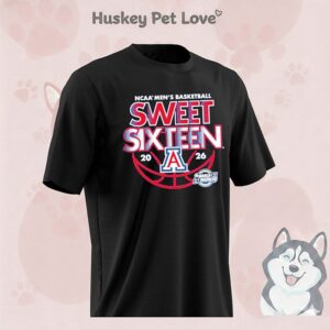 Arizona Men’s Basketball 2026 NCAA March Madness Sweet Sixteen T-Shirt