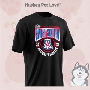 Arizona Wildcats 2026 NCAA Men’s Basketball Tournament March Madness Sweet 16 T-Shirt