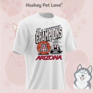 Arizona Wildcats Won The Big 12 Men’s Basketball Tournament Champions 2026 T-Shirt