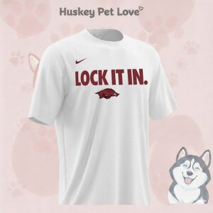 Arkansas Razorbacks Lock It In 2026 On-Court Bench T-Shirt