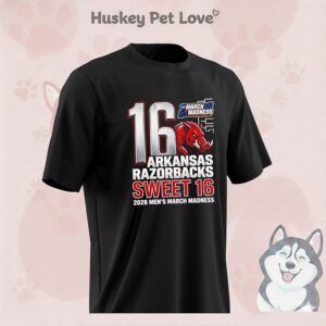 Arkansas Razorbacks Sweet 16 2026 Men’s March Madness Classic T-Shirt