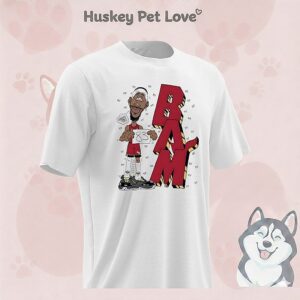 Bam Adebayo 83 Miami Heat Slam Caricature T-Shirt