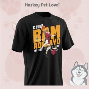 Bam Adebayo Miami Heat 83 Points Signature T-Shirt