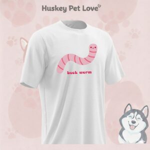 Book Worm Pink Cute T-Shirt