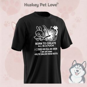 Born To Create A.i. Is A Fuck Kill Em All 2026 T-Shirt