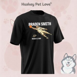 Braden Smith Purdue Boilermakers Diving Assist March 2026 T-Shirt