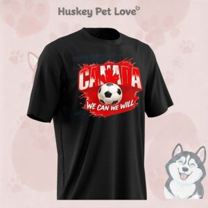 Canada We Can We Will Soccer Graphic T-Shirt