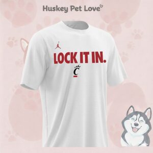 Cincinnati Bearcats Lock It In 2026 On-Court Bench T-Shirt