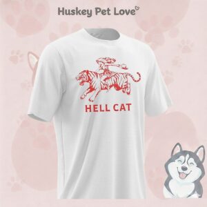 Cowgirl Hell Cat Retro T-Shirt