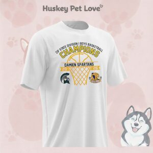 Damien Spartans 2026 Cif State Division I Boys Basketball Champions Logo T-Shirt