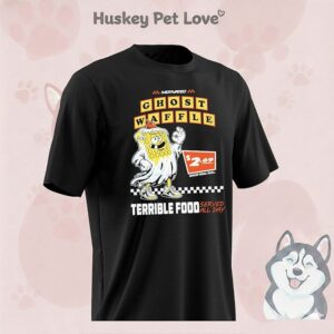 Ghost Waffle Terrible Food Served All Day T-Shirt