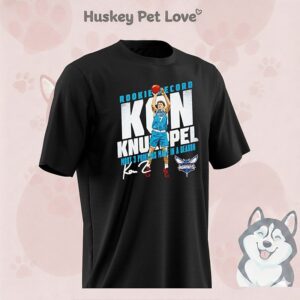 Hornets Kon Knueppel Rookie Record Most 2 Pointers Made In A Season Signature T-Shirt
