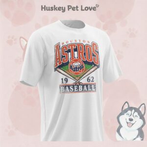 Houston Astros Baseball 1962 Stadium Slub Vintage T-Shirt