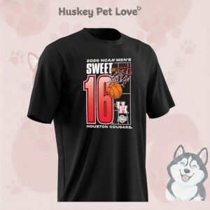 Houston Cougars 2026 NCAA March Madness Sweet 16 Bound Basketball T-Shirt