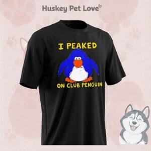 I Peaked On Club Penguin Graphic T-Shirt