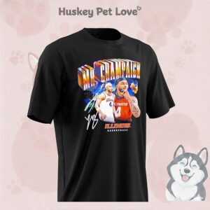 Illinois Basketball Kylan Boswell Mr. Champaign Nil Signature T-Shirt