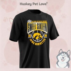 Iowa Hawkeyes 2026 NCAA Men’s Basketball Tournament March Madness Sweet 16 T-Shirt