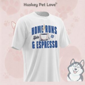 Italy Baseball Home Runs And Espresso T-Shirt