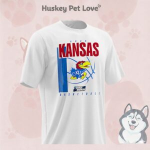 Kansas Jayhawks Basketball 2026 March Madness Logo T-Shirt