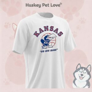 Kansas Jayhawks Go Big Blue Mascot T-Shirt
