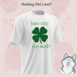 Kiss Off I’m Irish St. Patrick’s Day Shamrock T-Shirt