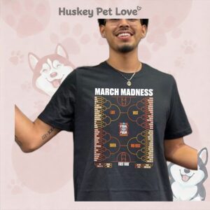 March Madness NCAA Men’s Basketball Tournament 2026 Bracket T-Shirt